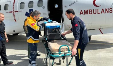 GÖKYÜZÜNDE HAYAT MESAİSİ | MSB Ambulans Uçağı Ankara’ya Akciğer Grefti Taşıdı