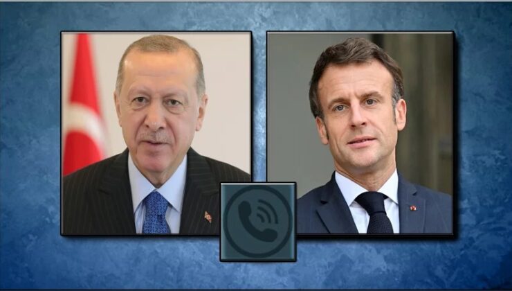 Cumhurbaşkanı Erdoğan, Macron İle Görüştü