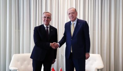 Cumhurbaşkanı Erdoğan Kanada Başbakanı Mark Carney İle Görüştü