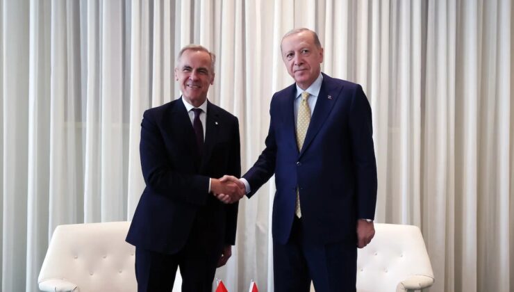 Cumhurbaşkanı Erdoğan Kanada Başbakanı Mark Carney İle Görüştü