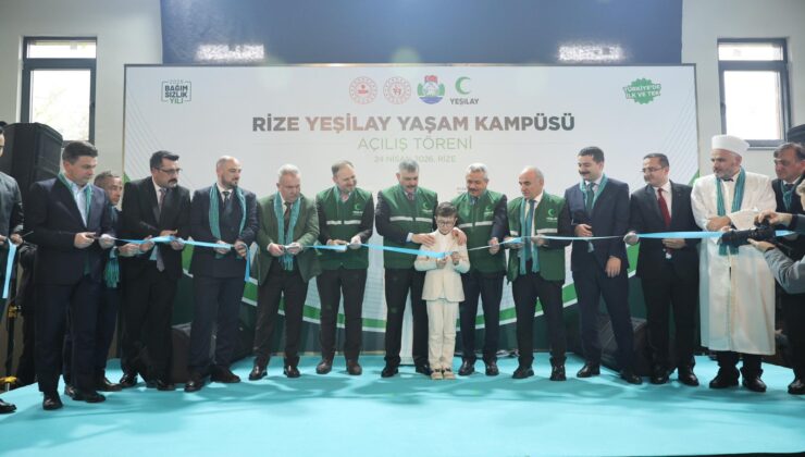 Rize Yeşilay Yaşam Kampüsü Hizmete Açıldı